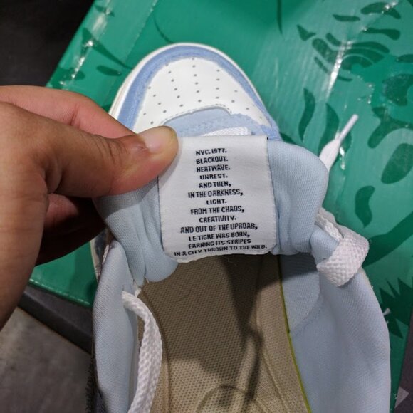 Le TIGRE Women's Midtown Low Platform Sneakers, Baby Blue/Bright White, 7 M US - Picture 3 of 3